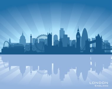 Londra, İngiltere'de manzarası