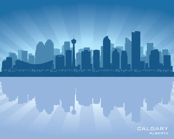 Calgary, Kanada panoramę — Wektor stockowy