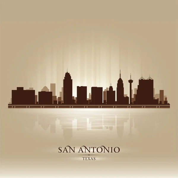 San Antonio Texas skyline città silhouette — Vettoriale Stock