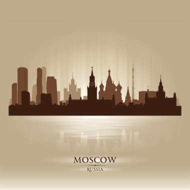 Moskova Rusya skyline şehir silueti