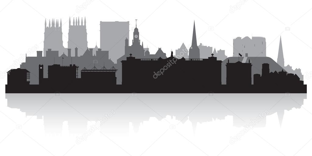 York city skyline silhouette