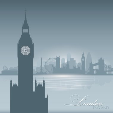 Londra england skyline şehir silueti arka plan