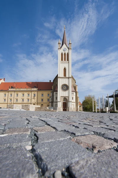 Grande igreja em Keszthely — Fotografia de Stock