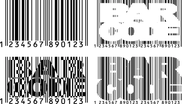 Barcode variaties — Stockvector