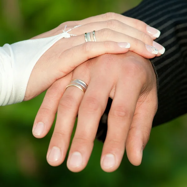 Anéis de casamento — Fotografia de Stock