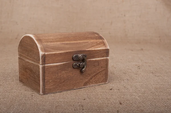 Rustikální dřevěné krabice — Stock fotografie