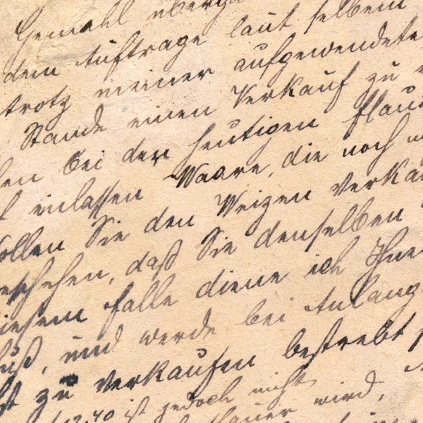 Ancienne écriture - vers 1881 — Photo
