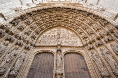 giriş katedral bizim hanımın Antwerp, Belçika