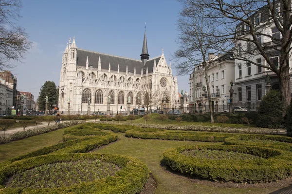 Petite Sablon square in Brussels, Belgium. — Stock Photo, Image