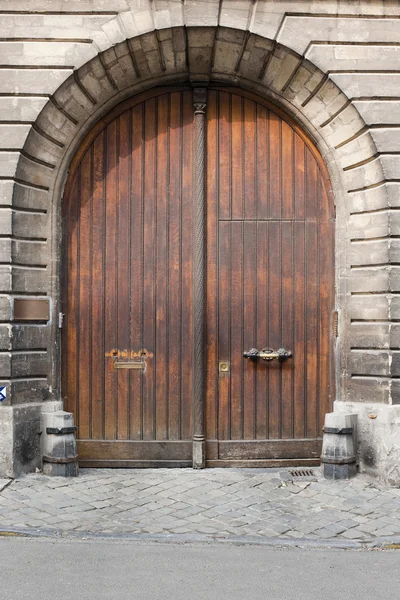 Porta de madeira velha — Fotografia de Stock