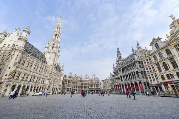 Grand Place - Bruxelles, Belgio — Foto Stock