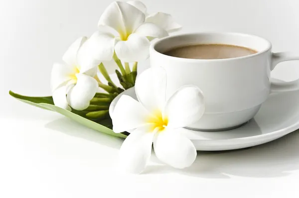 Tazza di caffè con latte Fotografia Stock