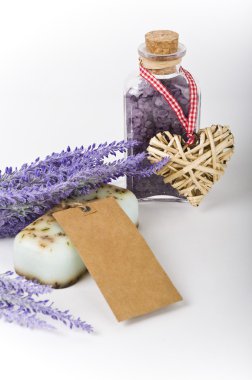 Bitkisel lavanta sabun ve banyo tuz