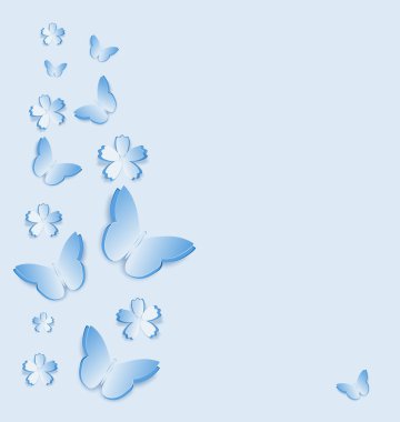 arka plan ile kelebekler