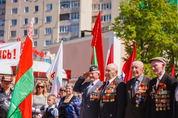 Unidentified veterans during the celebration of Victory Day. GOM