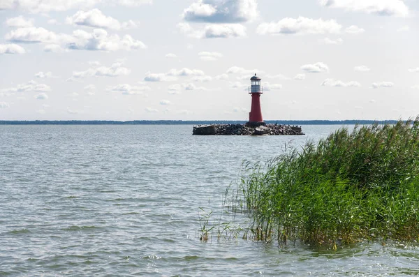 Lighthouse Neringa Curonian Spit Baltic Sea Lithuania — Foto Stock