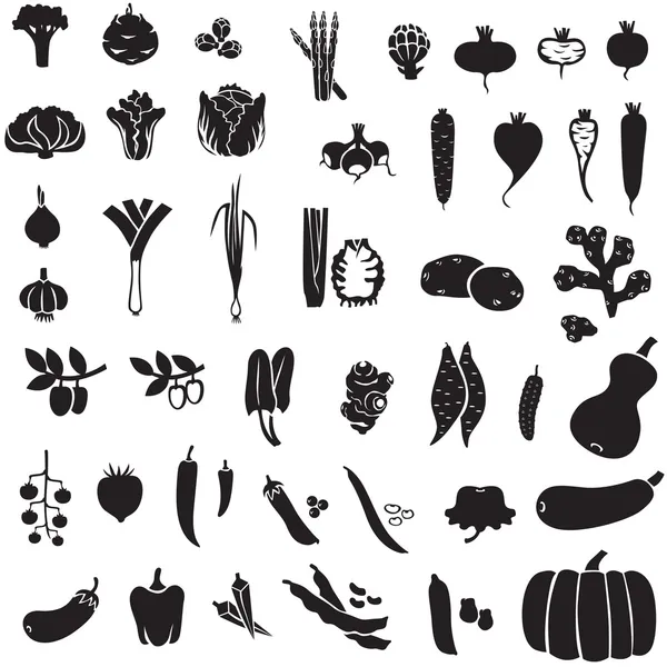 Vegetables set — Stock Illustration Vegetables set Stock Vector