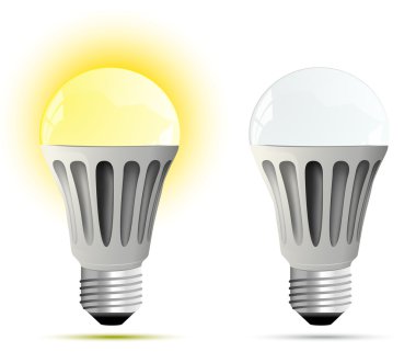 LED lamba. vektör çizim