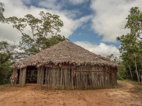 Iquitos Peru Mar 2018 House Yagua Tribe Indian — Foto Stock