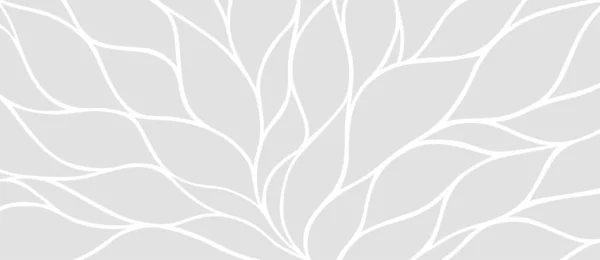 Роскошный Цветочный Узор Нарисованными Вручную Листьями Элегантный Астрактный Фон Минималистичном — стоковый вектор