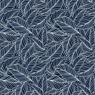 Hassas yaprakları olan zarif, pürüzsüz bir desen. Kumaş, duvar kağıdı, baskı, kapak, pankart ve davetiye için Vektör El çiçek arkaplanı çizdi.