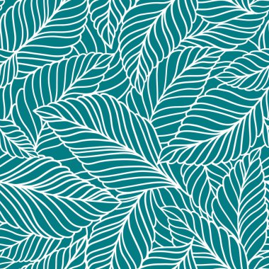 Hassas yaprakları olan zarif, pürüzsüz bir desen. Kumaş, duvar kağıdı, baskı, kapak, pankart ve davetiye için Vektör El çiçek arkaplanı çizdi.