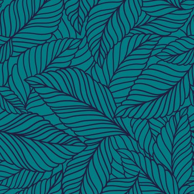 Hassas yaprakları olan zarif, pürüzsüz bir desen. Kumaş, duvar kağıdı, baskı, kapak, pankart ve davetiye için Vektör El çiçek arkaplanı çizdi.