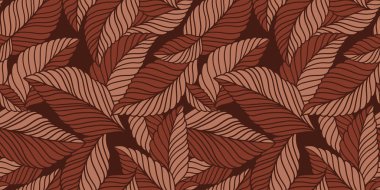 Hassas yaprakları olan zarif, pürüzsüz bir desen. Kumaş, duvar kağıdı, baskı, kapak, pankart ve davetiye için Vektör El çiçek arkaplanı çizdi.