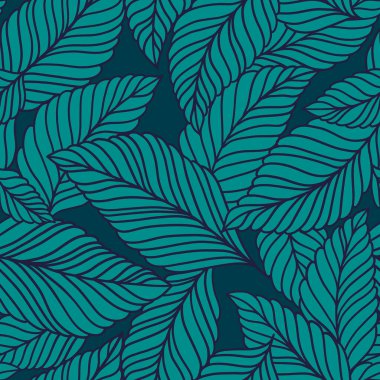 Hassas yaprakları olan zarif, pürüzsüz bir desen. Kumaş, duvar kağıdı, baskı, kapak, pankart ve davetiye için Vektör El çiçek arkaplanı çizdi.