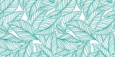 Hassas yaprakları olan zarif, pürüzsüz bir desen. Kumaş, duvar kağıdı, baskı, kapak, pankart ve davetiye için Vektör El çiçek arkaplanı çizdi.