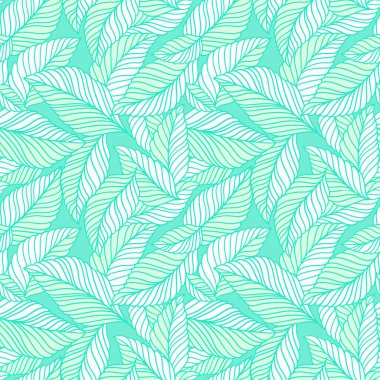 Hassas yaprakları olan zarif, pürüzsüz bir desen. Kumaş, duvar kağıdı, baskı, kapak, pankart ve davetiye için Vektör El çiçek arkaplanı çizdi.