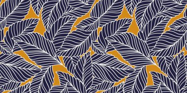 Hassas yaprakları olan zarif, pürüzsüz bir desen. Kumaş, duvar kağıdı, baskı, kapak, pankart ve davetiye için Vektör El çiçek arkaplanı çizdi.