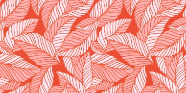 Hassas yaprakları olan zarif, pürüzsüz bir desen. Kumaş, duvar kağıdı, baskı, kapak, pankart ve davetiye için Vektör El çiçek arkaplanı çizdi.