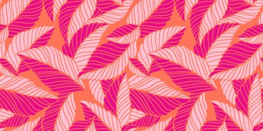 Hassas yaprakları olan zarif, pürüzsüz bir desen. Kumaş, duvar kağıdı, baskı, kapak, pankart ve davetiye için Vektör El çiçek arkaplanı çizdi.