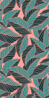 Hassas yaprakları olan zarif, pürüzsüz bir desen. Kumaş, duvar kağıdı, baskı, kapak, pankart ve davetiye için Vektör El çiçek arkaplanı çizdi.