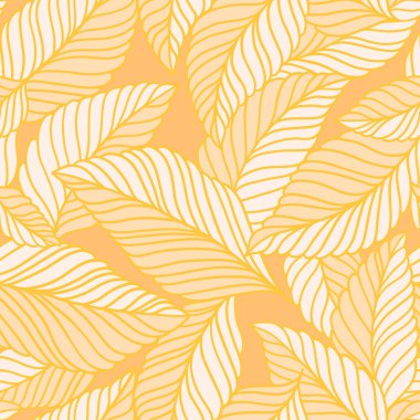 Hassas yaprakları olan zarif, pürüzsüz bir desen. Kumaş, duvar kağıdı, baskı, kapak, pankart ve davetiye için Vektör El çiçek arkaplanı çizdi.