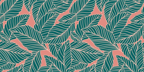 Hassas yaprakları olan zarif, pürüzsüz bir desen. Kumaş, duvar kağıdı, baskı, kapak, pankart ve davetiye için Vektör El çiçek arkaplanı çizdi.