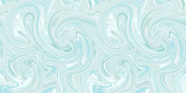 Naadloos Monochroom Marmer Patroon Abstracte Vloeibare Golvende Achtergrond Vectorillustratie — Stockvector