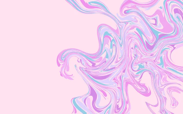 Цветной Мраморный Узор Абстрактный Жидкий Волнистый Фон Векторная Иллюстрация — стоковый вектор