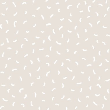 Kısa vuruşlu basit geometrik desen. Kusursuz el çizimi dokusu. Moda 80-90 'lar. Hipster Memphis tarzı.