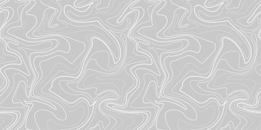 Topografik harita doğrusal arkaplanı. Soyut vektör kusursuz desen. Coğrafi ızgara haritası