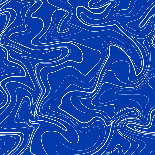 Topographic Map Linear Background Abstract Vector Seamless Pattern Geographic Grid — Διανυσματικό Αρχείο