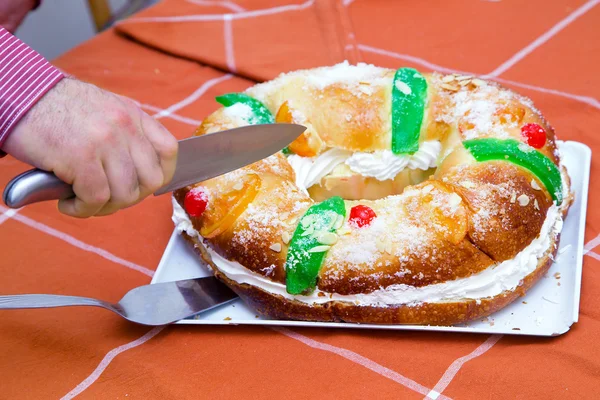 Roscón de Reyes — Foto de Stock