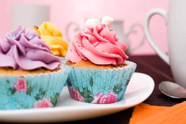 Cupcakes dessert — Stock Photo, Image