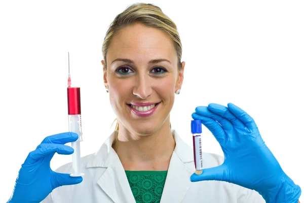 Blood bank nurse — Stock Photo, Image