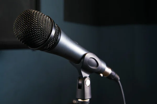 Mikrofon na studio — Stock fotografie