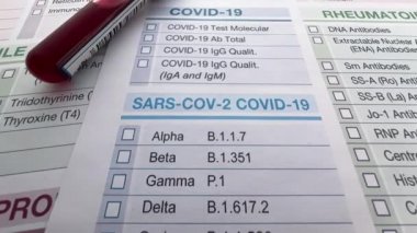 Coronavirus antikor testleri için kan örneklerinin analizi için form talep ediyorum. Test talebinde bulunan bir hastadan alınan kanla dolu tüp covid testlerinin analizi için.