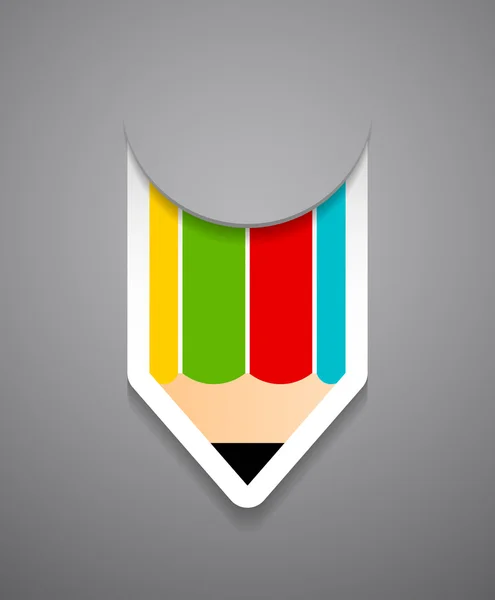 geri okul yaratıcı kartı.