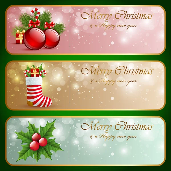 Noel vintage yatay Banner.