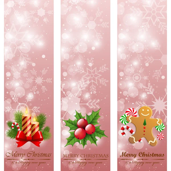 Noel vintage dikey Bannerlar.